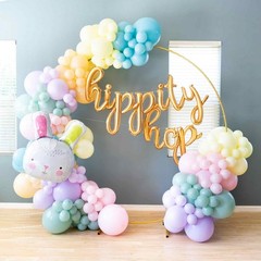 130pcs Pastel Balloons Different Sizes 18″ 12″ 10″ 5″ Macaron Latex Balloon G…