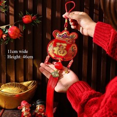 1Pc New Year Chinese Traditional Hanging Strings Pendant Good Luck Decoration