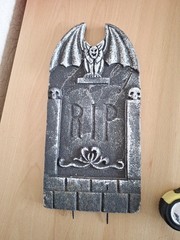 Halloween Foam Cemetery Headstone, Halloween Tombstone Outdoor Decoration For