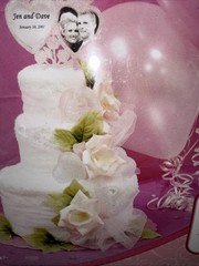 NIB Cake Decorating Kit 18 Pieces Plate Topper Roses Leaves Tulle & Accents
