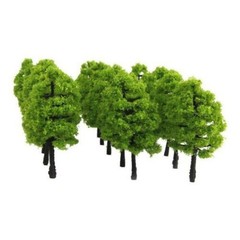 20pcs DIY Miniature Trees Model Train Railroad Wargame Scenery Landscape Scale
