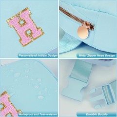 Personalized Initial Fanny Pack for Teen Girls