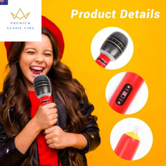 5Pcs Inflatable Microphones 24/30Cm Random Color Microphone Toys Music Party Dec