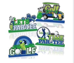 Golf Party Decorations Lot-see Description