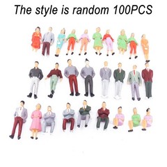 Innovative Scene Matching with 100PCS Small Person Figurines Available