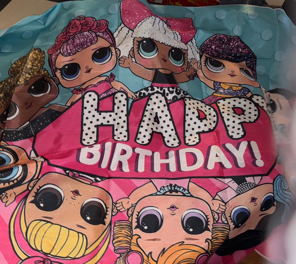 LOL Happy Birthday Backdrop/banner 3x5ft