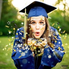 Graduation Decorations 2026 – Pack of 1000, Black and Gold Congrats Grad Grad…