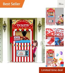 Carnival Circus Theme Party Decorations, Halloween Carnival Photo Door Banner…