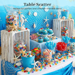 150PCS Multicolored Acrylic Gems for Decor, Crafts, and Party Favors