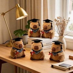 Graduation Capybara Plush Toy Soft Stuffed Animal Congrats Grad Gift