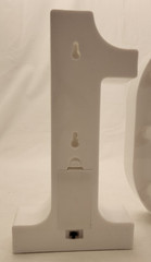 Pooqla – 10th Birthday or Anniversary Decoration- light up Number 10- White