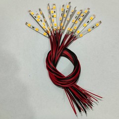15pcs For Pre Wired White Strip Led For SMD LED Light Flexible 12V ~ 18V New