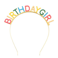 1PC Birthday Party Headband IT ‘S MY BIRTHDAY Drip Oil Colorful Letters Birthday