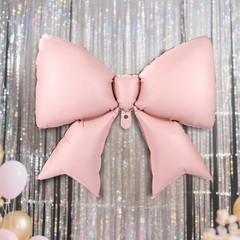 2pcs Large Bow Balloons, Bow Themed Party Decorations Elegant Coquette Balloo
