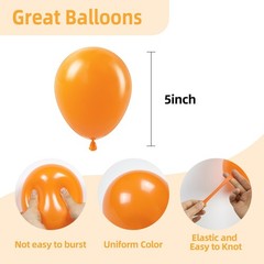 200pcs Rainbow Balloons Bulk, 5 Inch Small Latex Balloons Assorted Colors for…