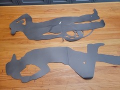 Cowboy Paper Silhouettes Decor-2pc, 35 and 37 inches, Black Wonder Junction VBS