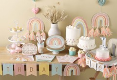 Boho Rainbow Baby Shower & Birthday Party Supplies