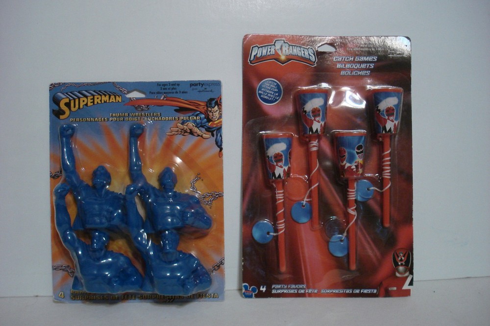 Party Express from Hallmark Party Games Power Rangers & Superman NEW