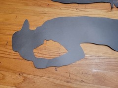 Cowboy Paper Silhouettes Decor-2pc, 35 and 37 inches, Black Wonder Junction VBS