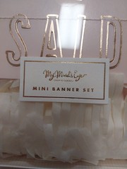 My Mind’s Eye She Said Yes Mini Banner Set 2 Pieces
