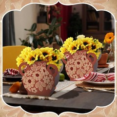 Mexican Paper Vase Centerpieces Cinco de Mayo Fiesta Party Decorations 12pc
