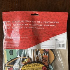 Pokemon Amscan Nintendo 2022 Birthday Party Backdrop w/Props Pikachu Brand New