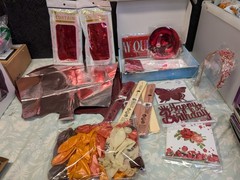 NEW Burgundy Rose Gold Birthday Party Supplies DecorationsB18