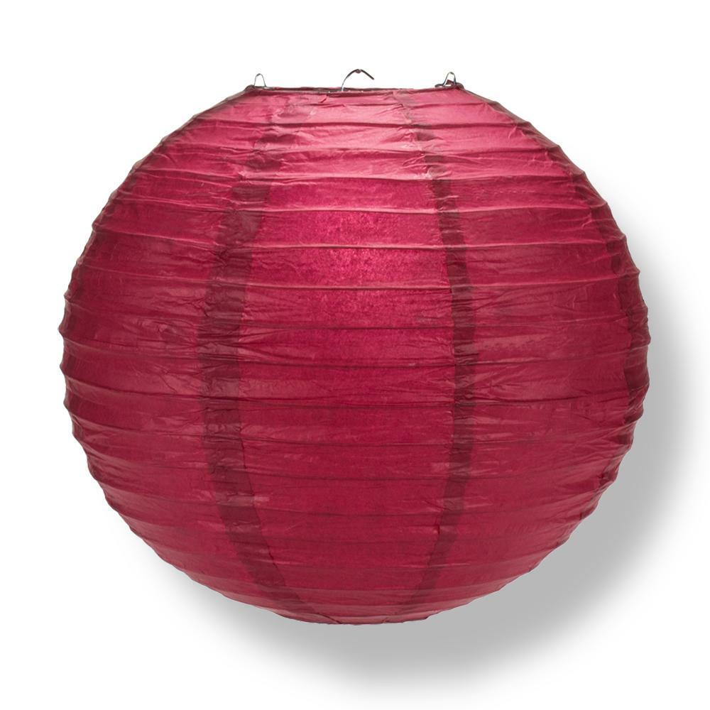Quasimoon PaperLanternStore Decorative Paper Lantern – (Single, 16-Inch, Velv…