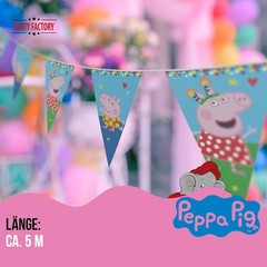 Peppa Pig pennant banner multicolored party garland 16 ft