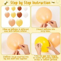 Winnie The Pooh 141 Pieces Neutral Decorations For Baby Shower Balloons Backdrop