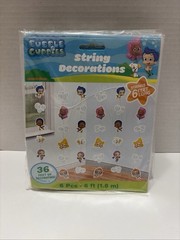 NEW Lot Of 6 Bubble Guppies 6’ String Hanging Party Decorations Gil Molly Puppy