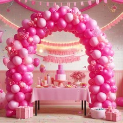 100 Count 9″ HeliumGrade Latex Balloons for Birthday, Baby Shower, Wedding