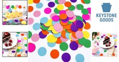 Rainbow Biodegradable Confetti for Parties & Weddings | 300pcs