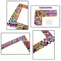 90s Themed Party Decorations for Adults, 1990s Throwback Multi Color