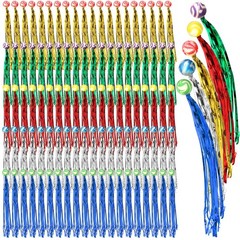 Leyndo 100 Pcs Colorful Streamer Balls Rubber Comet Ball Decorations for Part…
