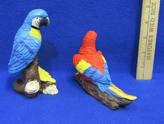 Tiki Bar Tropical Party Decorations Parrots Banner Pennant Blow Up Bird Lot of 5