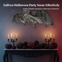 Cute Design Hanging Nocturnal Creature Decoration Distressed Spooky Nocturnal