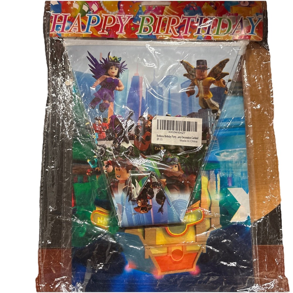 Happy Birthday Roblox Birthday Party Decoration S11