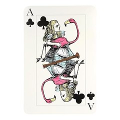 8 Reusable Oversized Playing Cards – Alice in Wonderland Party Decor, Mad Hatter