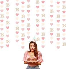 Champagne Gold Pink 18Th Birthday Decorations Champagne Gold Dusty Pink Heart Ga
