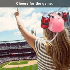 Beer Hat,Funny Hat for Drinking Soda,Beer Helmet,Drinking Accessories Gifts f…