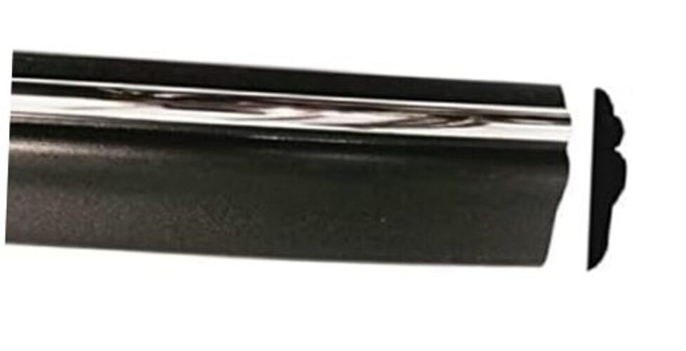 Automotive Authority Black Chrome Side Body Trim Molding Half Roll – 12 ft
