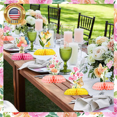 Spring Party Decorations 9 Pcs Butterfly Table Centerpieces, Flower Butterfly Bi