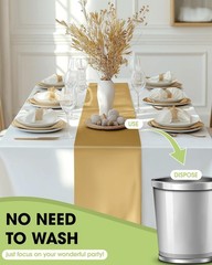 Disposable Centerpiece Decorations for Table Cloth,