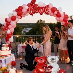 114x BEAR LOVE HEART SHAPE BALLOONS Wedding Party Romantic Baloon Birthday Decor