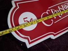 Christmas X Large Tk Maxx Kringle Candy Co Candy Canes Metal Wall Sign Retro