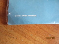 Vtg 12″ Donkey Patriotic Honeycomb Decoration 1991 Paper Fantasies NOS Denmark