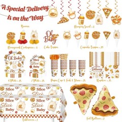 A Special Delivery is on the Way- Pizza Themed Baby Shower Complete Party Set!