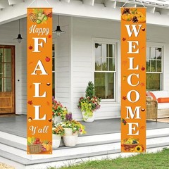Fall Decor Fall Decorations for Home Happy FALL Welcome Hanging Banner