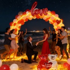 114x BEAR LOVE HEART SHAPE BALLOONS Wedding Party Romantic Baloon Birthday Decor
